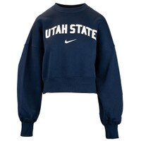 Women's nike utah state oversized crew sweatshirt